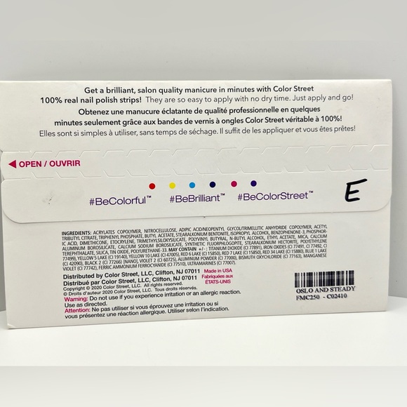 $8 🌸 Oslo and Steady ~ Color Street ~ Manicure Nail Polish Stickers ~ NEW - Picture 8 of 8